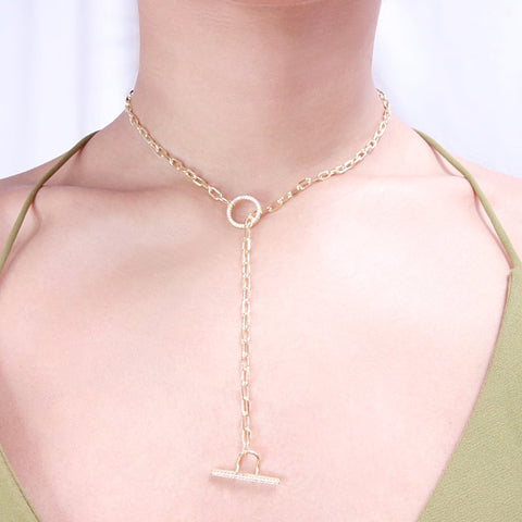 KIKICHIC NYC Simple Padlock Chain Necklace