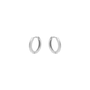 KIKICHIC Single Classic Smooth Huggie Hoop Earrings 8mm, Simple Mini Thin Hoop Earrings Sterling Silver (925), 18k Gold Minimalist Simple Hoop Huggies Everyday Earrings, Gold Tiny Simple Dainty Mini Hoops, Sterling Silver Huggies Hoops Earrings, Simple Smooth Huggies Earrings.