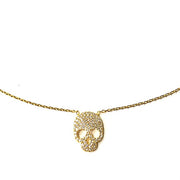 KIKICHIC Add a gorgeous and sophisticated glow to any outfit with our gorgeous sugar skull necklace. Perfect for dressing up or dressing down this gorgeous pendant is sure to be the center of attention on any ensemble. So that it's ready for gifting and ready to be worn. This item makes a gorgeous gift for Birthdays, anniversaries, weddings, and all other special occasions, and will be an item to cherish for years to come.