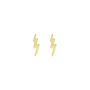 Mini Lighting Bolt Yellow Gold Stud Earrings Second Piercing, Silver Lighting Bolt Earrings Cartilage, Simple Lighting Bolt Earrings, Rose Gold Lighting Bolt Earrings Everyday, Minimal Thunderbolt Stud Earrings, Mini Thunderbolt Stud Earrings.
