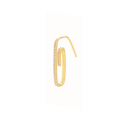 KIKICHIC CZ Pave Diamond Paper Clip Earrings, Rose Gold Paper Clip Earrings, Dainty Paper Clip Gold Earrings, Silver Paper Clip Earrings Hypoallergenic, Paper Clip Dangle Earrings Rose Gold, Paper Clip Hoops, Minimalist Paper Clip Silver Earrings.