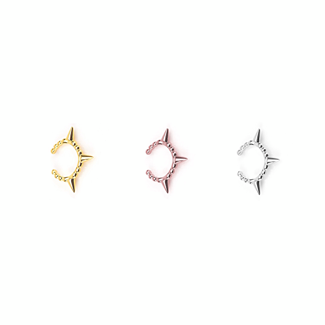 KIKICHIC | NYC | Comfortable Spike Beaded Ear Cuff No Piercing
